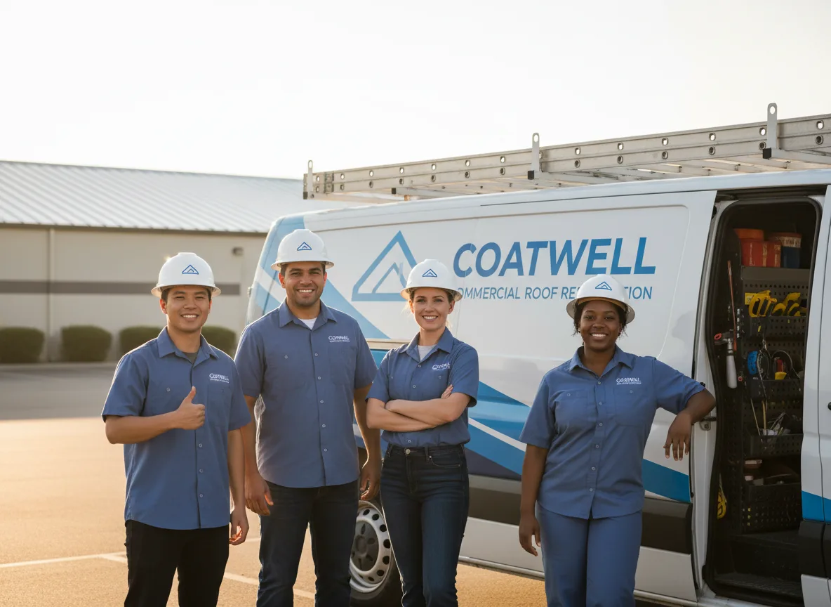 Commercial roof coating company in Camden, OH
